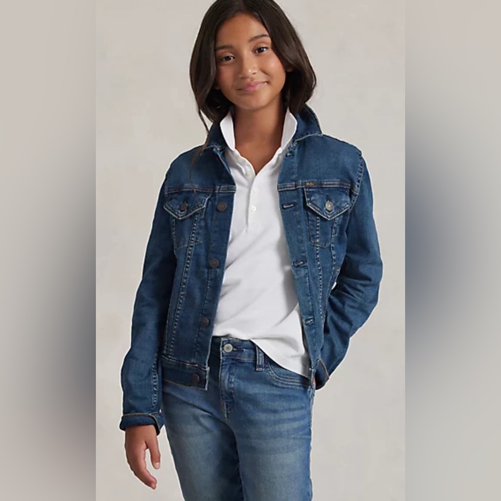 Ralph Lauren Girls Denim Trucker Jacket